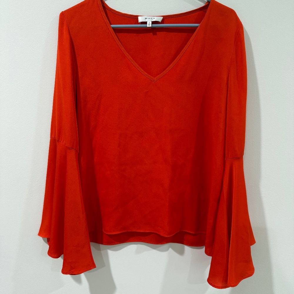 Milly orange blouse